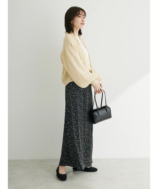 Green Parks Ｂ．シアーギャザーブルゾン Light Beige