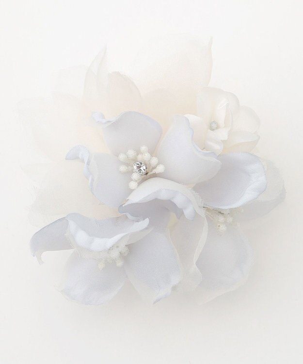 ANY SIS ミニフルール コサージュ グレー