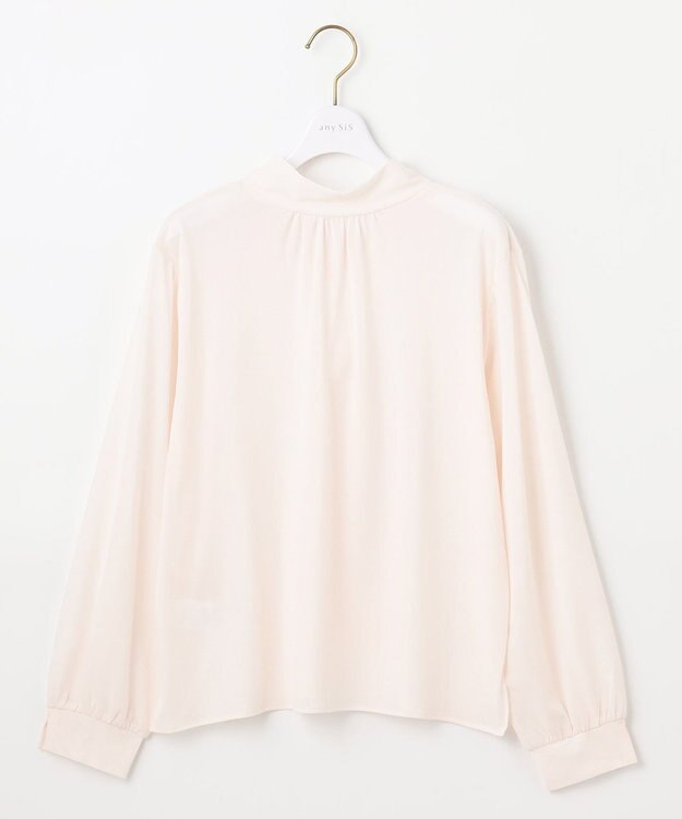 ANY SIS 【前後着用可能】シアー2WAYボウタイ プルオーバー アイボリー