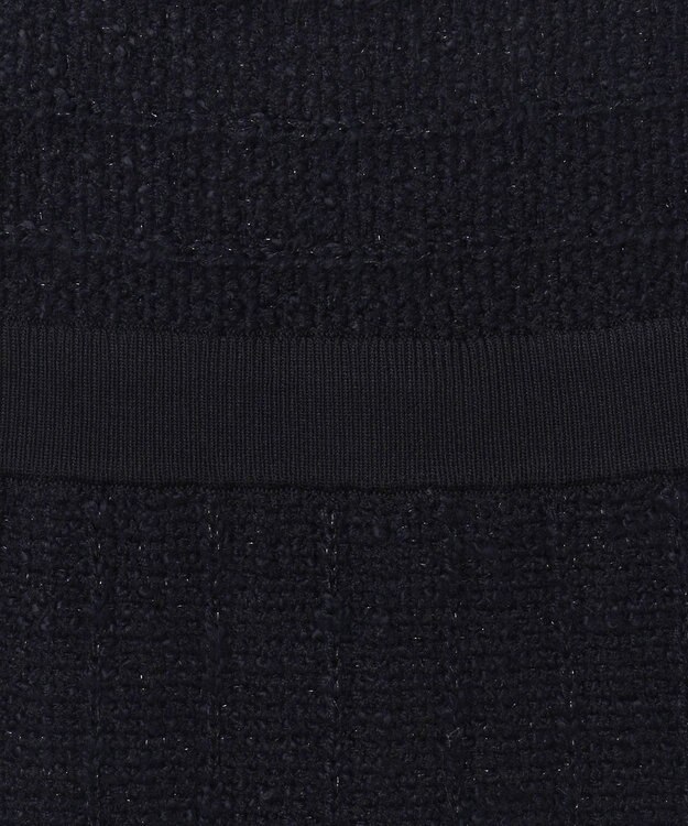 GRACE CONTINENTAL ツイードマーメイドニットワンピース ブラック