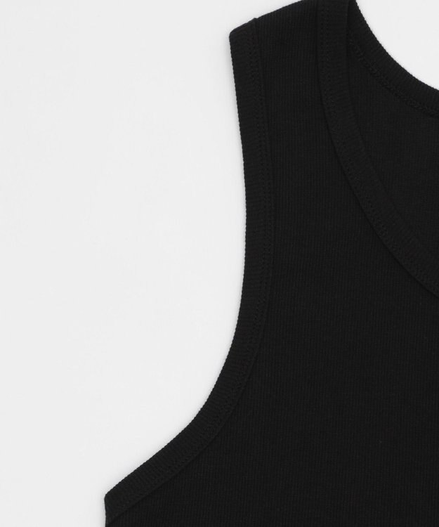 WEGO リブタンクトップ ブラック