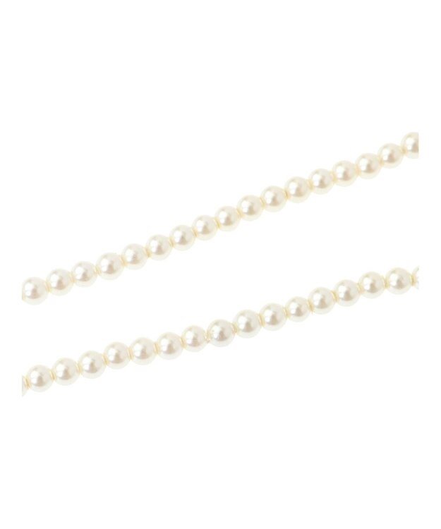 AMERICAN HOLIC ガラスパールネックレス White