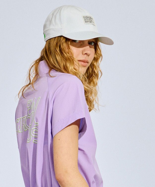 PW CIRCULUS 【手洗い洗濯可 / 通気性抜群】 【UNISEX】【スピンドルで調整可能】ジェットキャップ  ゴルフ ホワイト系