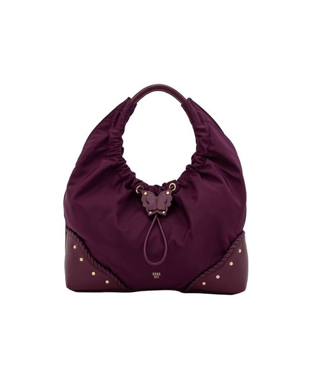 ANNA SUI バタフライツイスト トートバッグ ボルドー