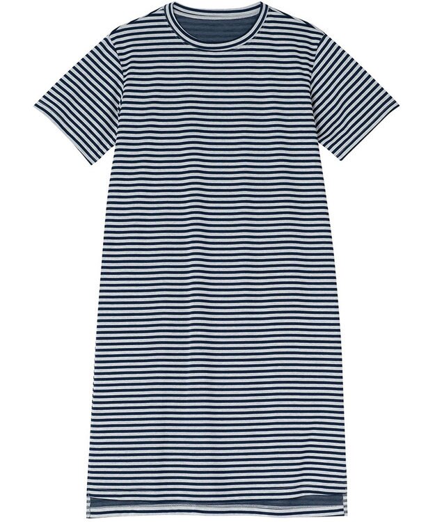 ワコール／睡眠科学 【ワンピース】　ネグリジェ　5分袖　肌のべとつきを軽減　吸汗速乾性　睡眠科学／ワコール　YNT140 コン