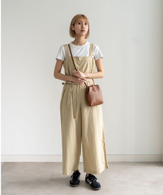 Atelier nuu 【定番シリーズ/国内生産】parcel mist ダレスポシェット キャメル