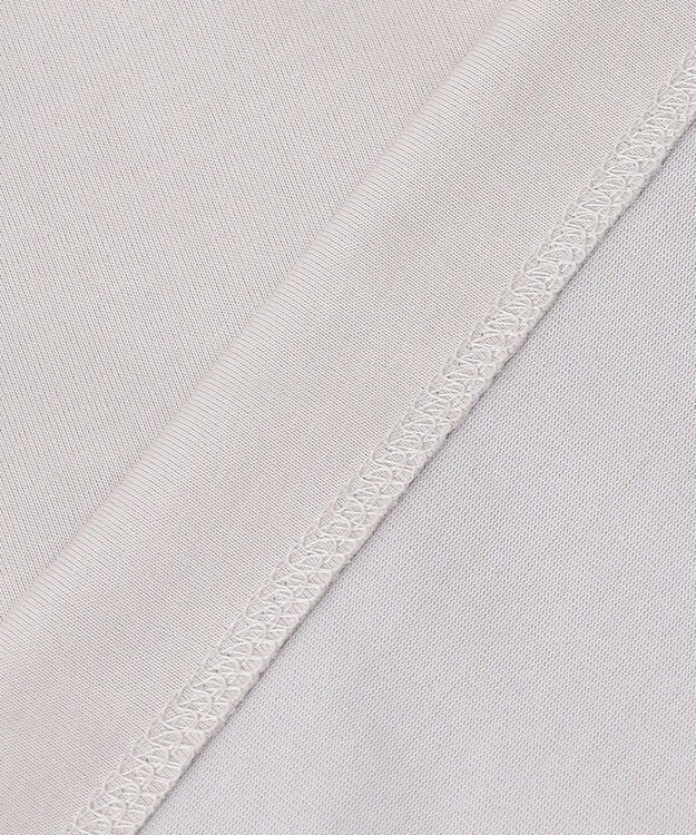 ICB 【洗える】スーペリアジャージー Uネックプルオーバー ライトグレー系