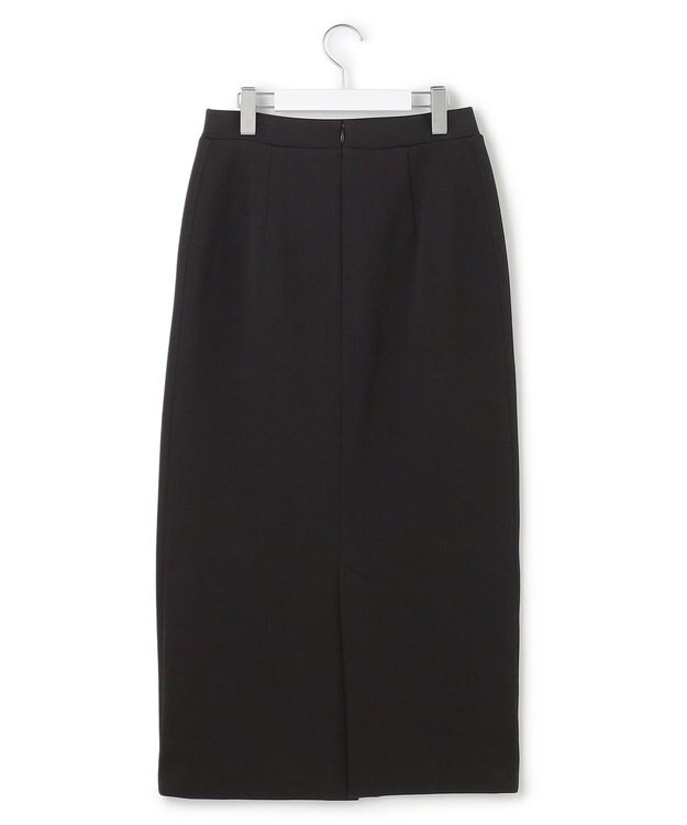 23区 S 【洗える】コットンエアーダンボール Iライン スカート ブラック系