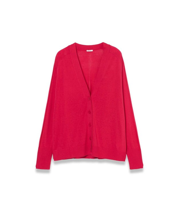 JOSEPH スーパーファインシルク　カーディガン Fuchsia