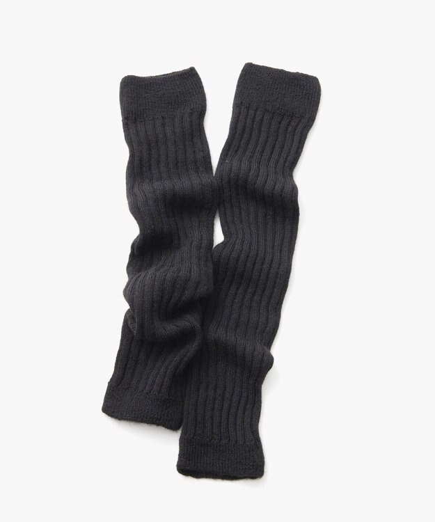 TOQUE 〈大草直子さんアドバイザー〉【天然素材】ベビーアルパカ レッグウォーマー ブラック