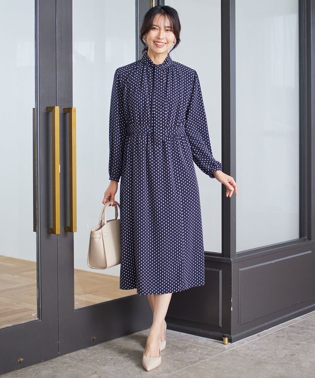 23区 オーバルキーベルト トートバッグ ベージュ系