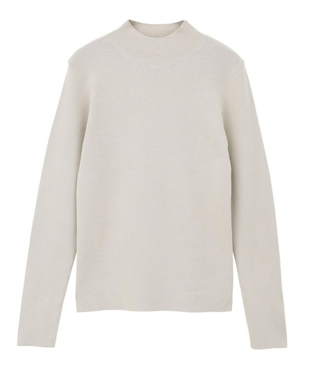 YECCA VECCA ハイネックリブニット Beige