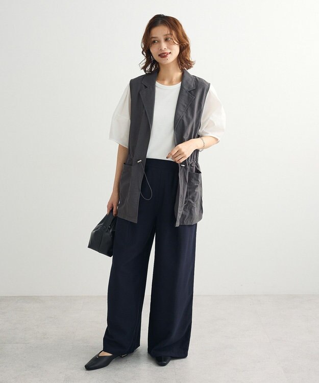 Green Parks ・ＥＬＥＮＣＡＲＥ　ＤＵＥ　バックＺＩＰハイブリットＴ Off White