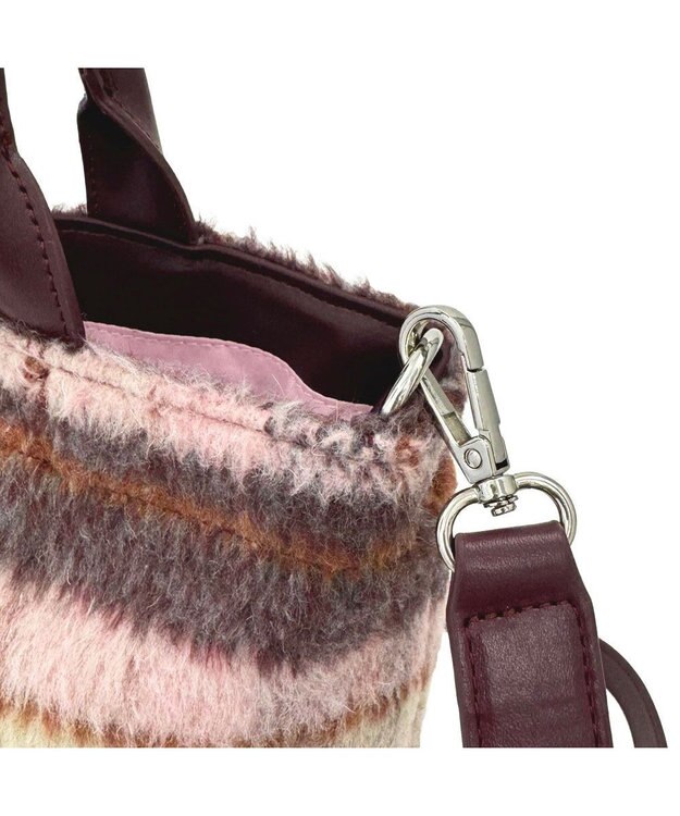 ROOTOTE 3651【2way】SC.スクエア.チェック-A 02：ピンク