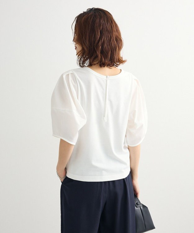 Green Parks ・ＥＬＥＮＣＡＲＥ　ＤＵＥ　バックＺＩＰハイブリットＴ Off White