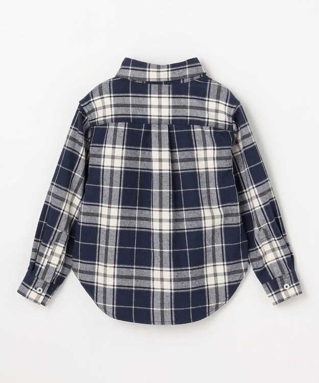 J.PRESS KIDS 【110-130cm】ビッグチェック シャツ ネイビー系4