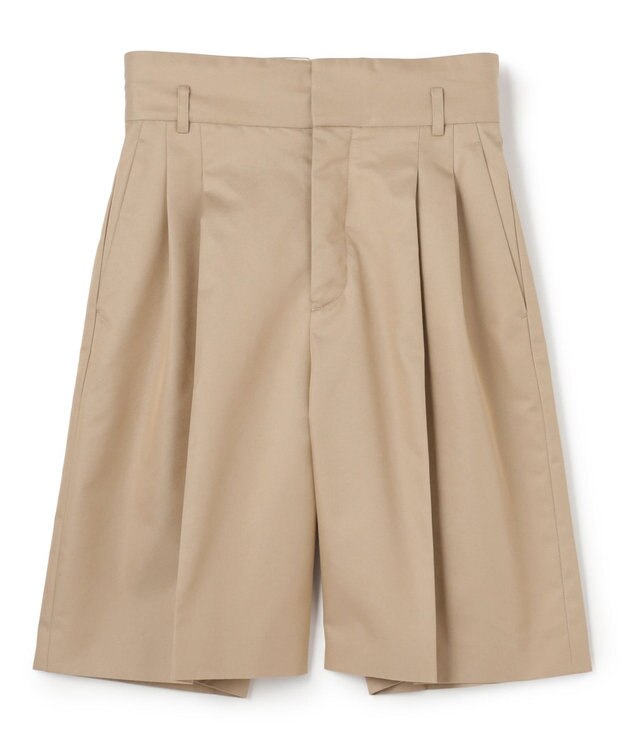 uncrave チノギャバジン ショートトラウザー ベージュ