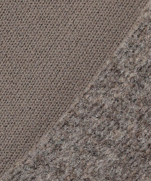 組曲 【WEB限定】プレーティングニットアウタージレ ブラウン系