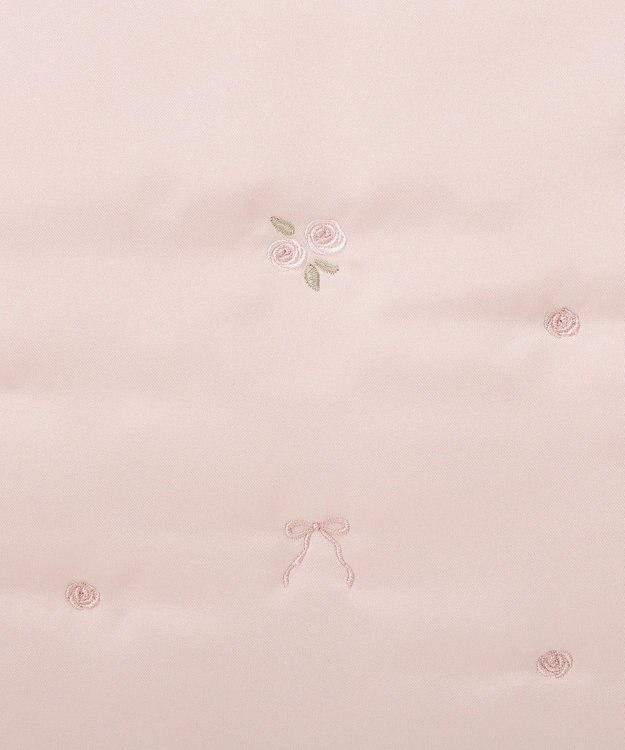 Maison de FLEUR ローズリボン刺繍パファートートバッグ Pink