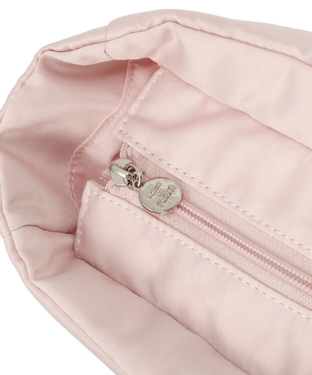 Maison de FLEUR ローズリボン刺繍パファートートバッグ Pink