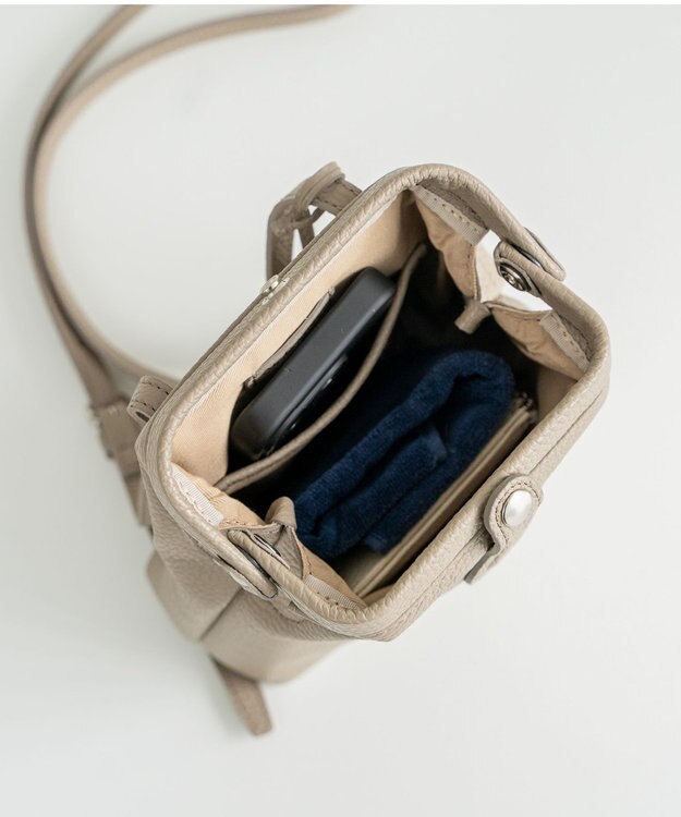 Atelier nuu 【定番シリーズ/国内生産】parcel mist ダレスポシェット グレージュ