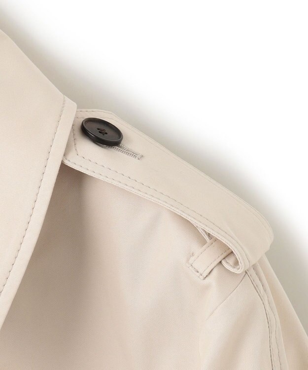 23区 コットンポリエステルギャバジン ショート トレンチ コート ベージュ系