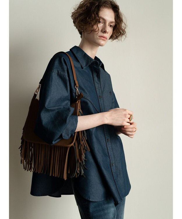 Te chichi ウエスタンディティールシャツ《2025Autumn catalog item》 ブルー