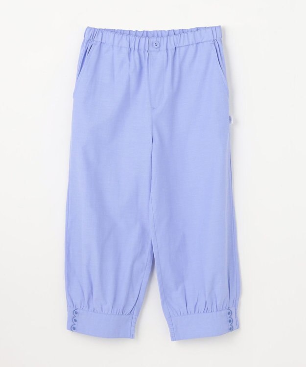 組曲 KIDS 【150-170㎝】 クロップドカフスパンツ サックスブルー