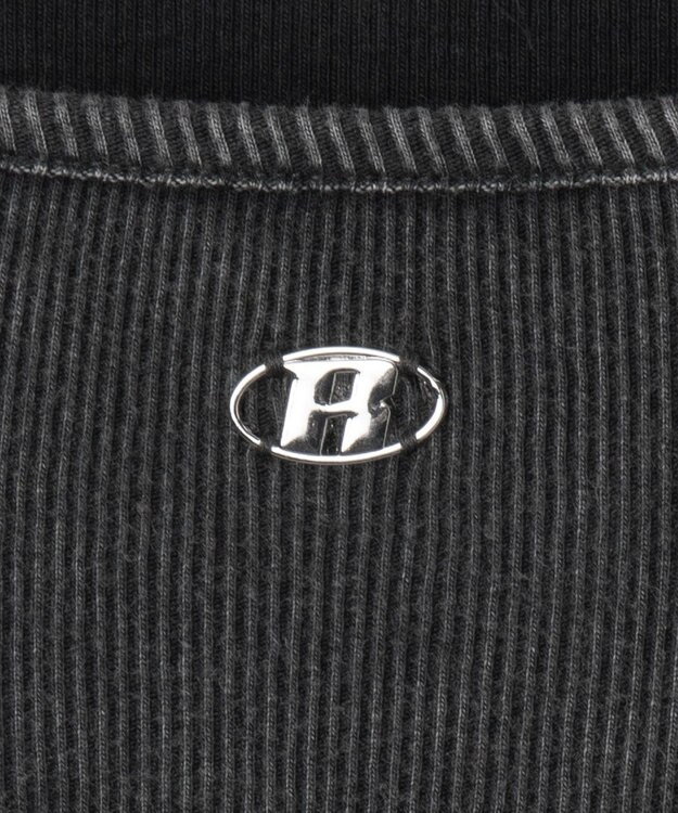 WEGO ヴィンテージウォッシュコルセットデザイントップス スミクロ