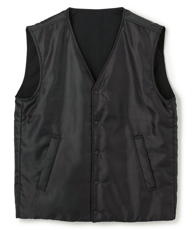 JOSEPH HOMME 【2WAY】パデットニットブロック　リバーシブルベスト ブラック系