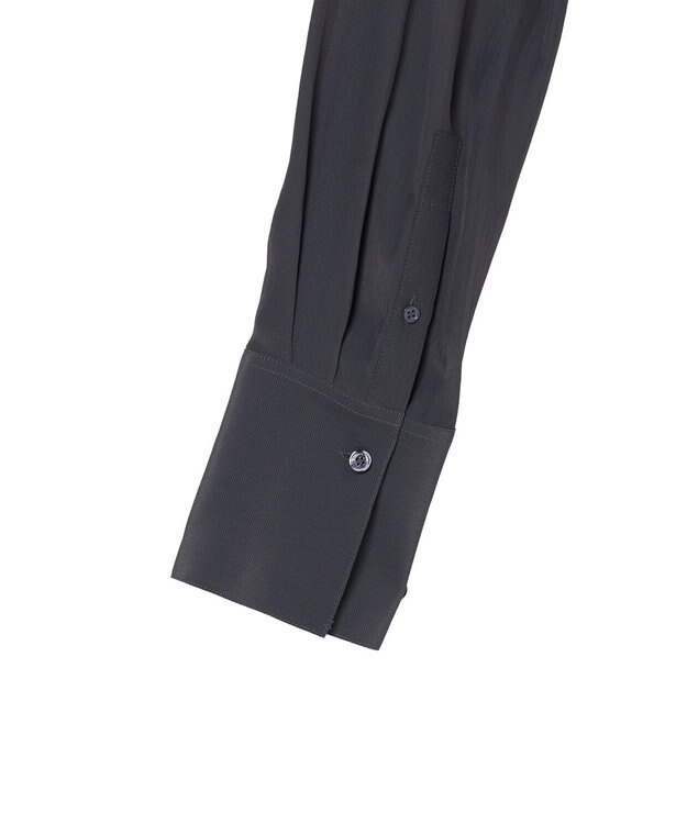 JOSEPH 【WEB＆OUTLET限定】CDC ブレンド シャツカラーブラウス Slate