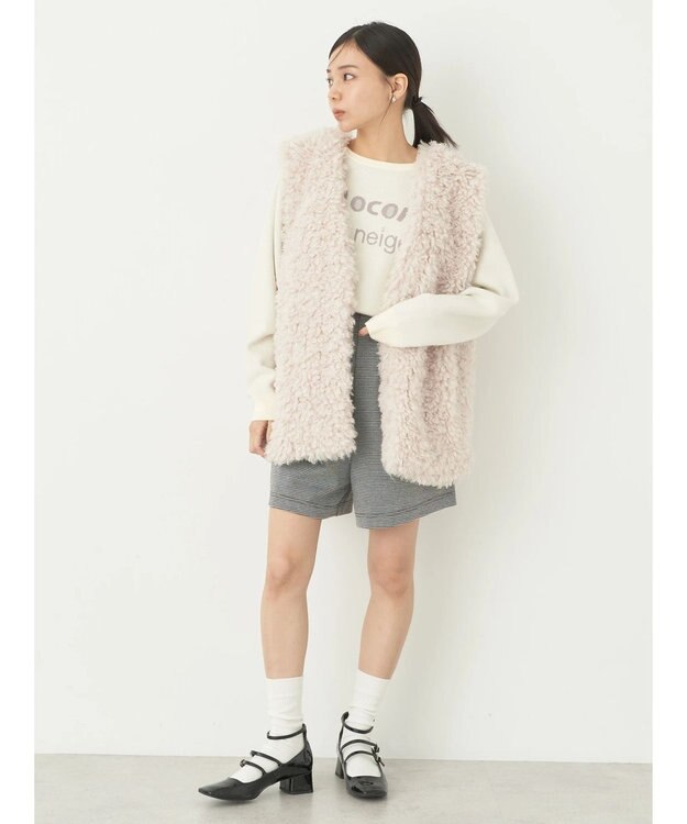 earth music&ecology ショートパンツ（千鳥柄） Hounds Tooth