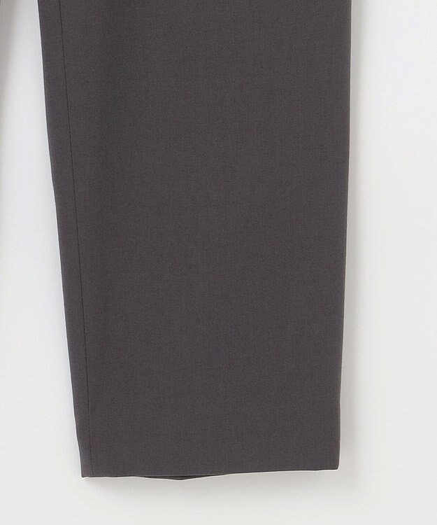 J.PRESS LADIES 【洗える】PLAIN WEAVE トロ  テーパード パンツ スレート系