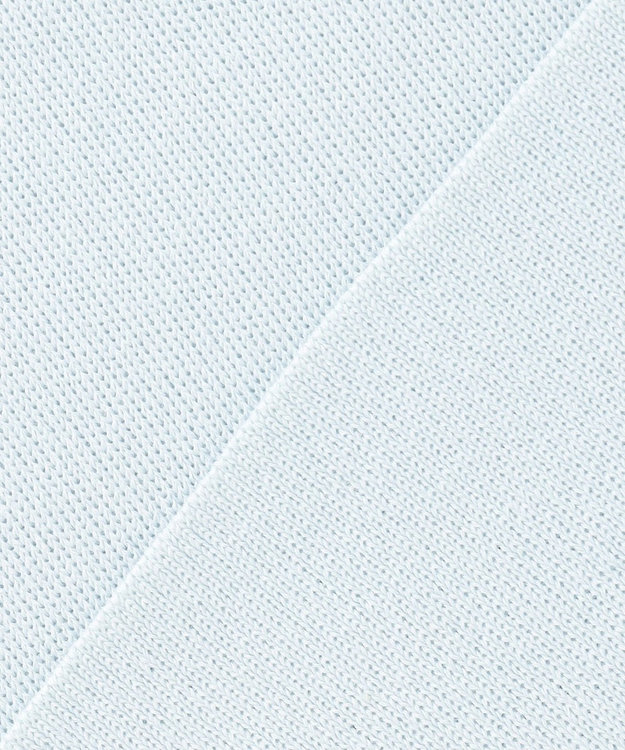 ICB コットンポリエステルスムース  プルオーバー ニット クラウドサックス