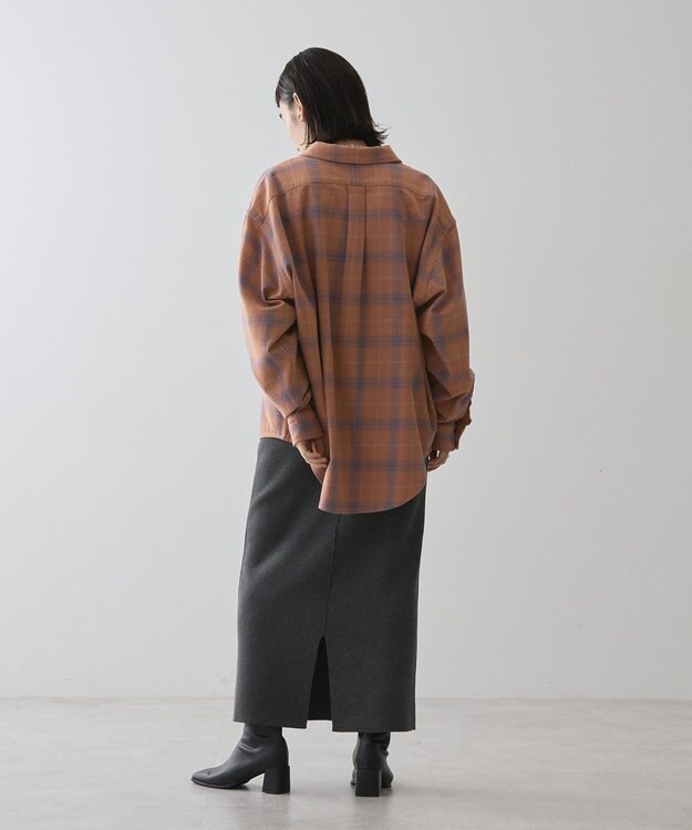 AMERICAN HOLIC スラブチェックＢＩＧシャツ Red