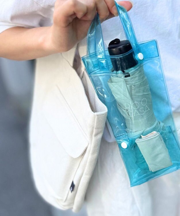 ROOTOTE 3629【傘用トート:折畳傘】SN.CASAカーサ.オリ.クリア-A