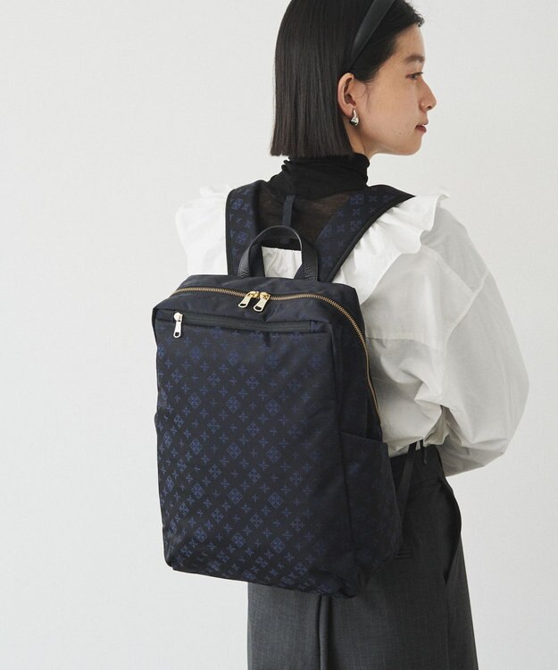 russet ナイロンリュックサック(SF-272) Black/Navy