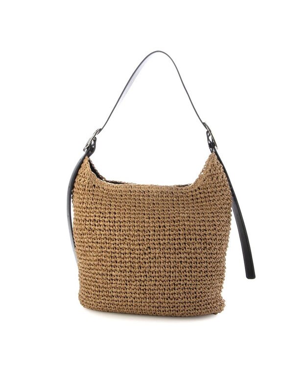 UNBILLION カシュカシュ cachecache / フリーハンドルクロッシュトート カゴバッグ ブラック