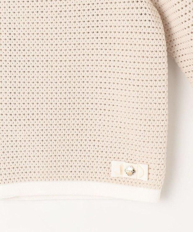 TOCCA 【洗える！】SCOOP フーディボレロ ベージュ系