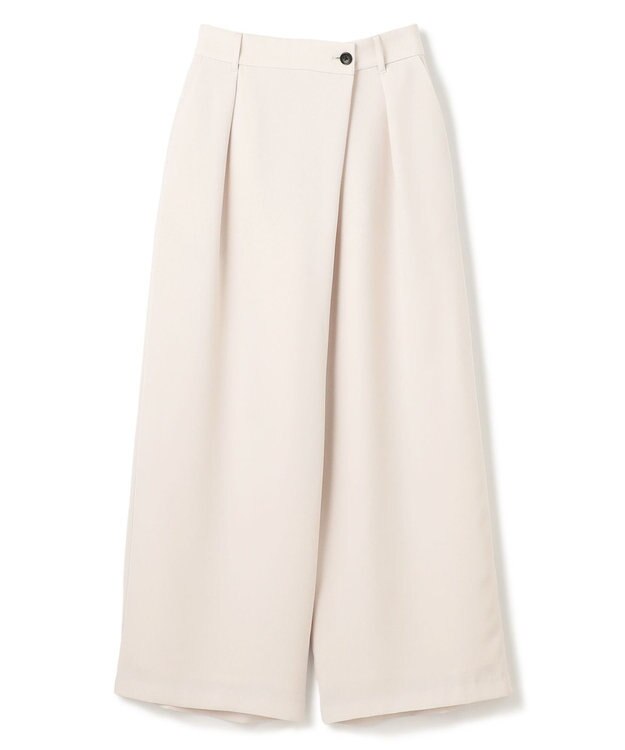 UNFILO アシンメトリー ラップパンツ アイボリー