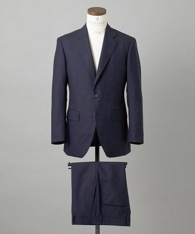 GOTAIRIKU 【山栄毛織】ウールモヘア ネイビー系8