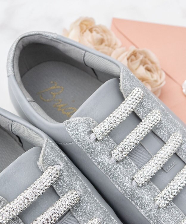 Bridget Birkin 【Bridget Birkin】ラメストーンスニーカー グレー