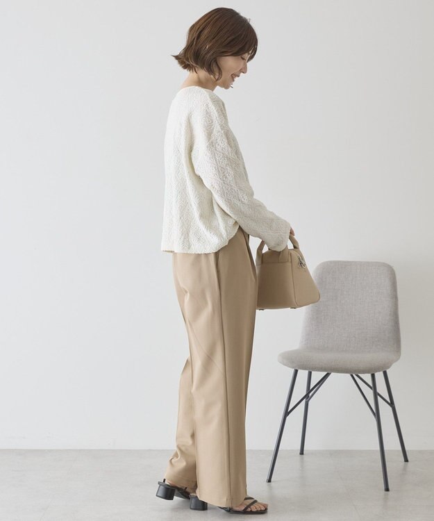 AMERICAN HOLIC 総レースプルオーバー Ivory