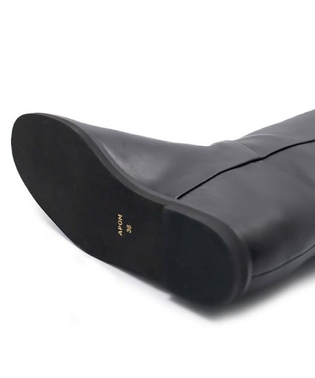 APOM インヒールロングブーツ40 ブラック