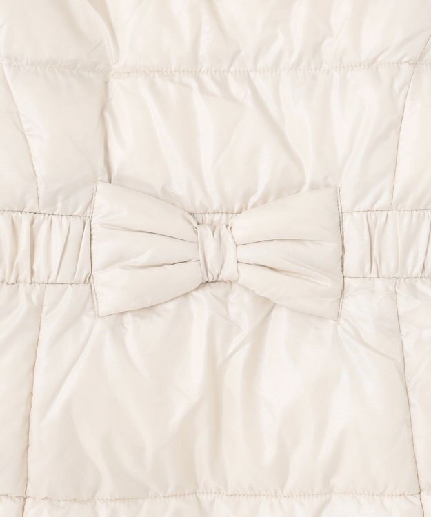 ANY KIDS 【洗濯機OK】中綿 Aライン コート ミルキーベージュ