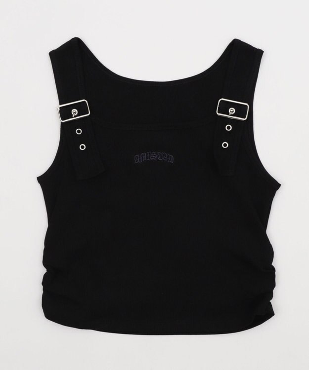 WEGO ベルトデザインタンク ブラック