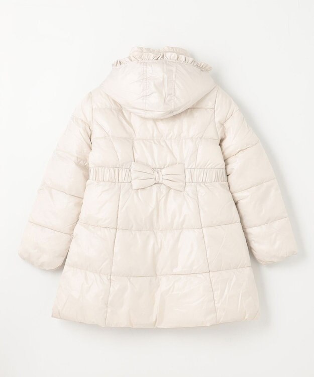 ANY KIDS 【洗濯機OK】中綿 Aライン コート ミルキーベージュ