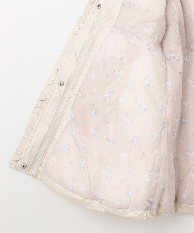 ANY KIDS 【洗濯機OK】中綿 Aライン コート ミルキーベージュ