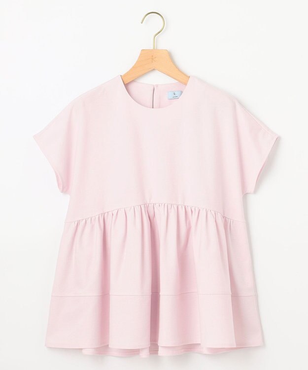 組曲 ツイルジャージーティアード カットソー ピンク系