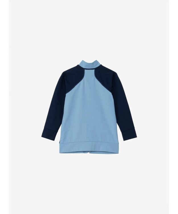 HELLY HANSEN 【キッズ・UVカット・耐海水・耐塩素】ロングスリーブ HHフルジップラッシュガード ペールブルー×オーシャンネイビー